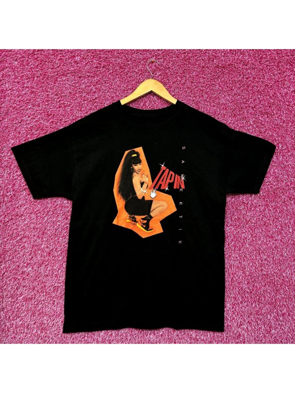 Saweetie Tap In Twerk Hot Girl Summer Hip Hop Tee L